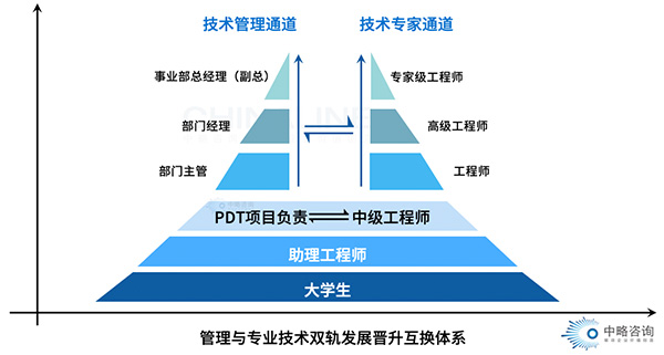 雙軌(管理與專業技術)晉升互換機制